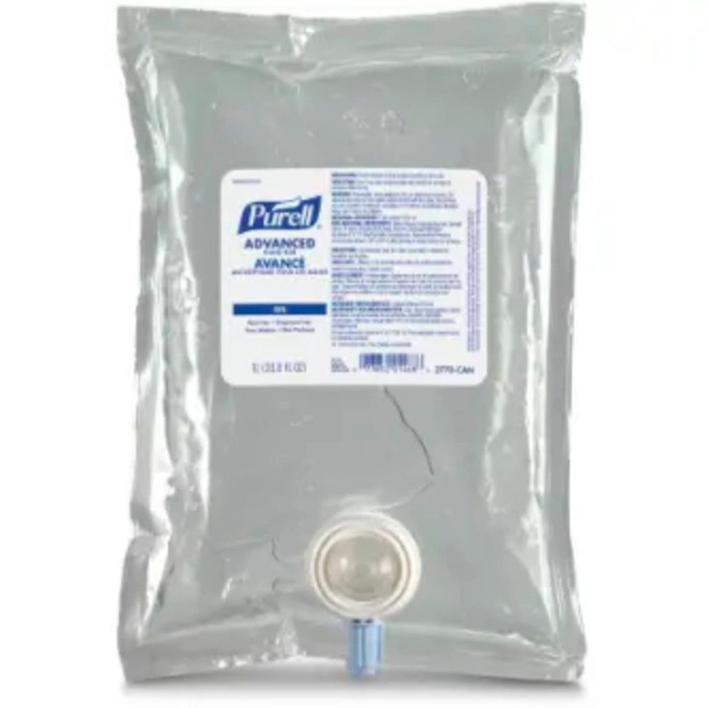 GOJO® Purell® NXT Advanced Hand Sanitizer Gel, Refill, Clear, 1L, 8/Case