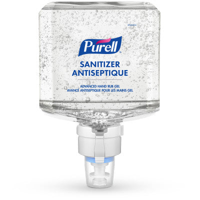 Recharge de gel désinfectant pour les mains Purell Advanced - 1200 ml, transparent, 2 recharges/caisse