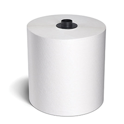 Essuie-tout Long Roll White Swan - 1 pli, blanc, 800 pieds, 6 rouleaux/caisse