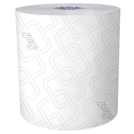 Scott Essential High-Capacity Hard Roll Towels - White, Unperforated, 950'/Roll, 6 Rolls/Case