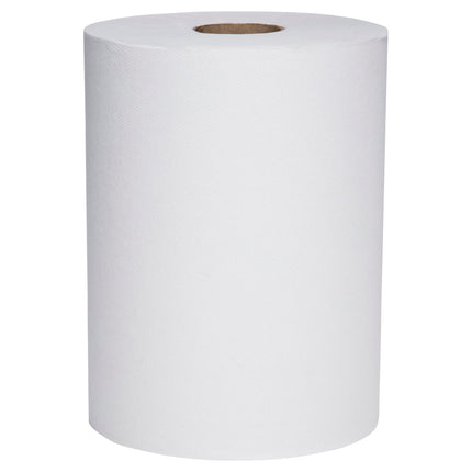 Scott Slimroll Hard Roll Towels (12388) - With Fast-Drying Absorbency Pockets, White, 580'/Roll, 6 Rolls/Case