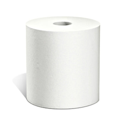 White Swan Long Roll Towel - 1 Ply, White, 800', 6 Rolls/Case