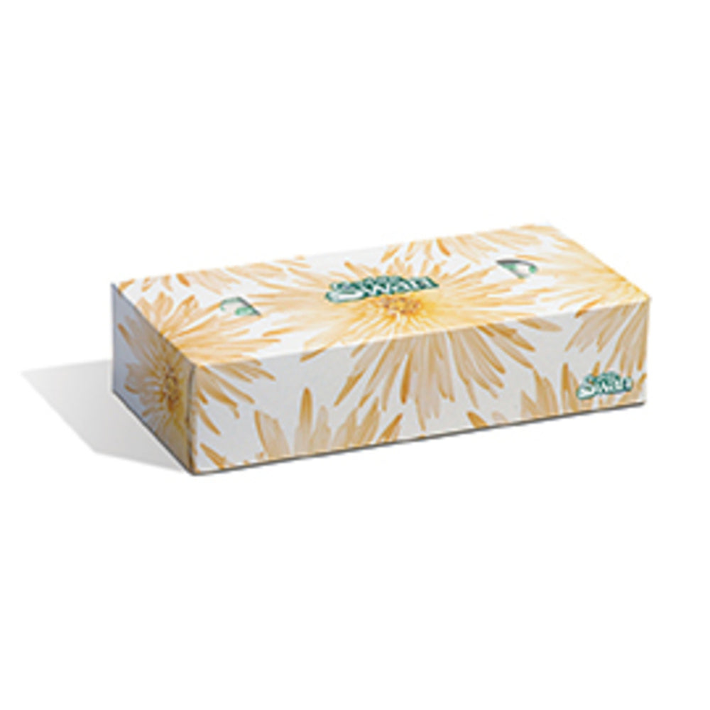 White Swan® Facial Tissue, 2 Ply, White, 100 Sheets, 30/Case, Made in Canada
