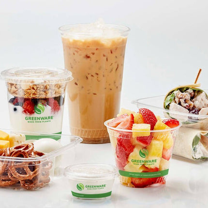 Pactiv® Kal-Clear® PET Flat Lid With Slot, For 9oz Cold Cup, 1000/Case
