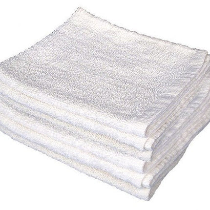 Terry Cloth - White, 16" x 16", 28 oz, Sold Individually