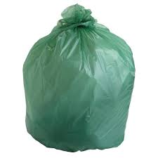 Biosak Compostable Bags - Green, 48" X 60", Regular Strength, 0.70MIL, 100 Bags/Case