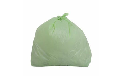 Compostable Garbage Bag - 35" X 50", Green, Extra Small, 75/Case