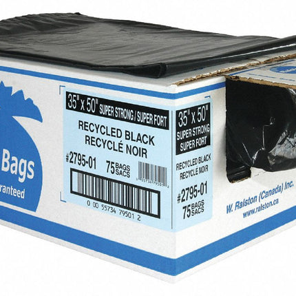 Ralston 2900 Series Industrial Garbage Bags - 26" x 36", Strong, Clear, 200 Bags/Case
