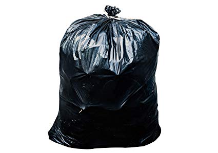 Garbage Bag - X-Strong Black, 50" x 50", 100/Case