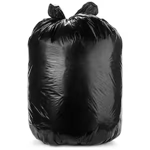 Sac poubelle – noir de 1,5 mil, 42" x 48", 100/caisse