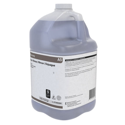 Suma® Rinse A5 Liquid, Clear, 1gal, 4/Case