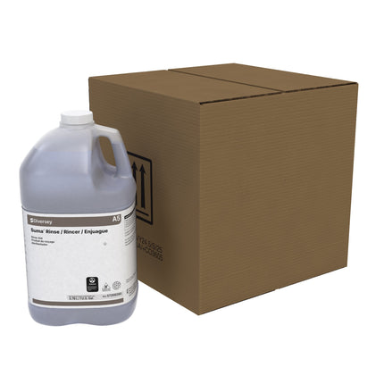 Suma® Rinse A5 Liquid, Clear, 1gal, 4/Case