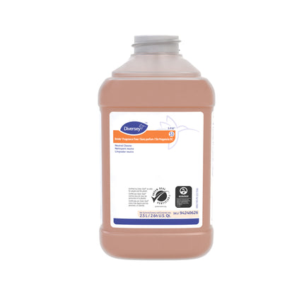 Stride Fragrance Free Neutral Cleaner - 2.5 L, 2/Case