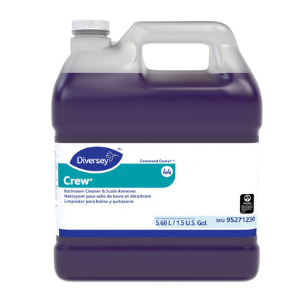 Diversey™ Crew® Bathroom Cleaner and Scale Remover, Purple, 5.68L, 2/Case
