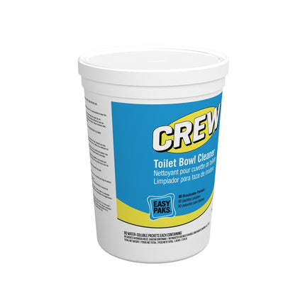 Diversey™ Crew® Easy Paks® Bowl Cleaner, Blue, 0.5oz., 2/Case
