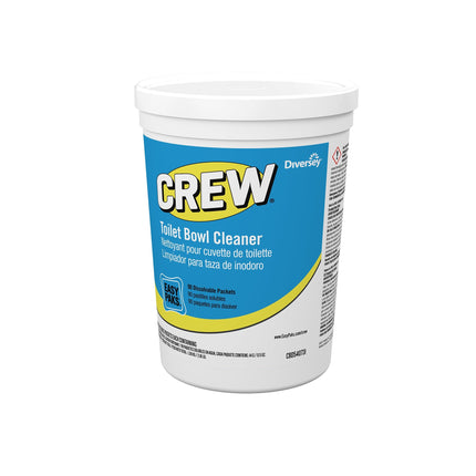 Diversey™ Crew® Easy Paks® Bowl Cleaner, Blue, 0.5oz., 2/Case