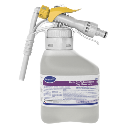 Diversey™ Oxivir® Five 16 Concentrate, Ready-To-Dispense (RTD), 1.5 L, 2/Case