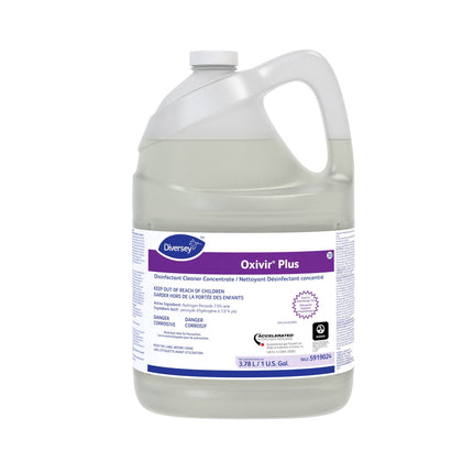 Diversey™ Oxivir® Plus Disinfectant Cleaner Concentrate, 1gal, 4/Case