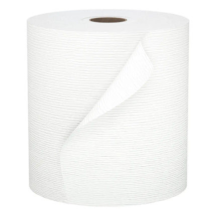 Kleenex Hard Roll Paper Towels (50606) - With Premium Absorbency Pockets, 1.75" Core, White, 600'/Roll, 6 Rolls/Case