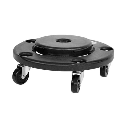 Globe Garbage Can Dolly - Black, Sold Individually