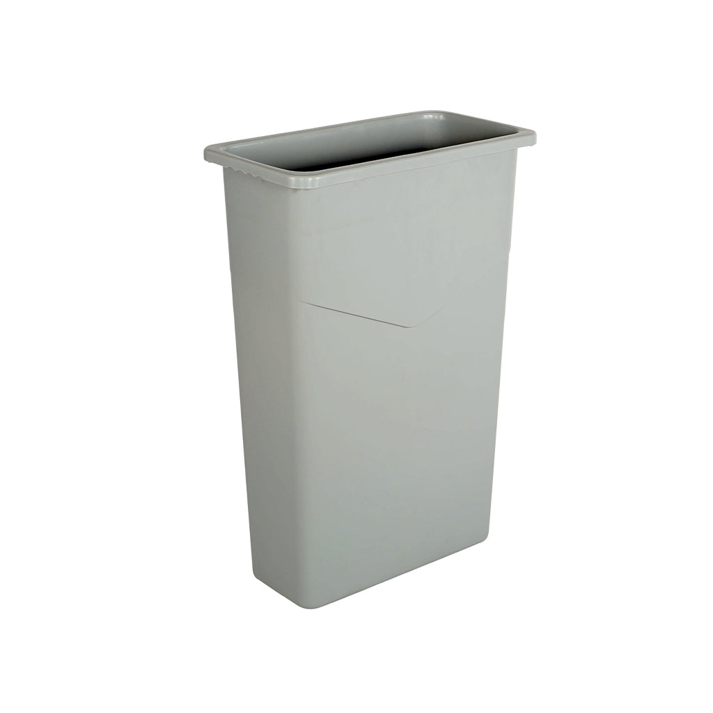 Globe™ Slim Container, 23 Gallon, Grey, Sold Individually