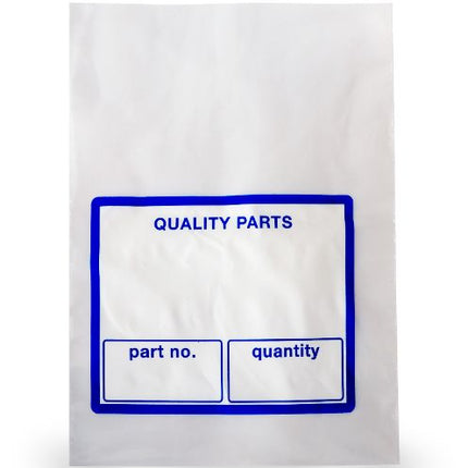 CYNCH Poly Parts Bags - 6" L X 9" W X 2.5mil T, Clear, 1000 Bages/Case