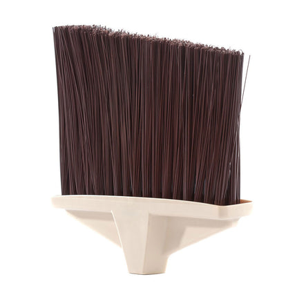 Atlas Graham Furgale Warehouse Upright Broom Head - Black and White, 12" Width, Synthetic Bristles, Sold Individually