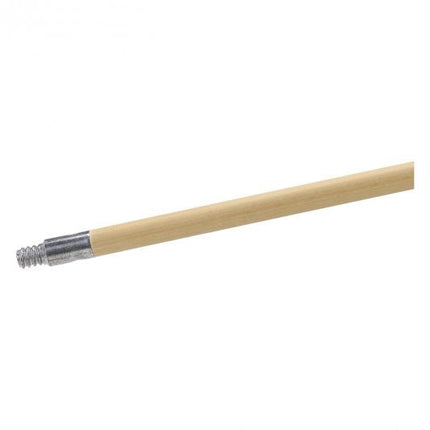 Globe™ Threaded Metal-Tip Lacquered Wood Handle, 15/16" x 54", Sold Individually