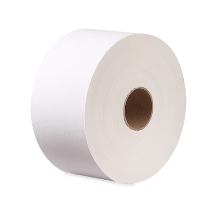Mini-Max Jumbo Bathroom Tissue Roll - 2 Ply, White, 750, 18 Rolls/Case