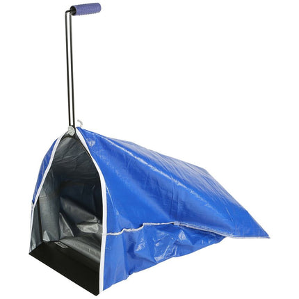 Globe™ Litter Scoop With Bag, 28"L x 32"W x 33.5"H, Blue, Sold Individually
