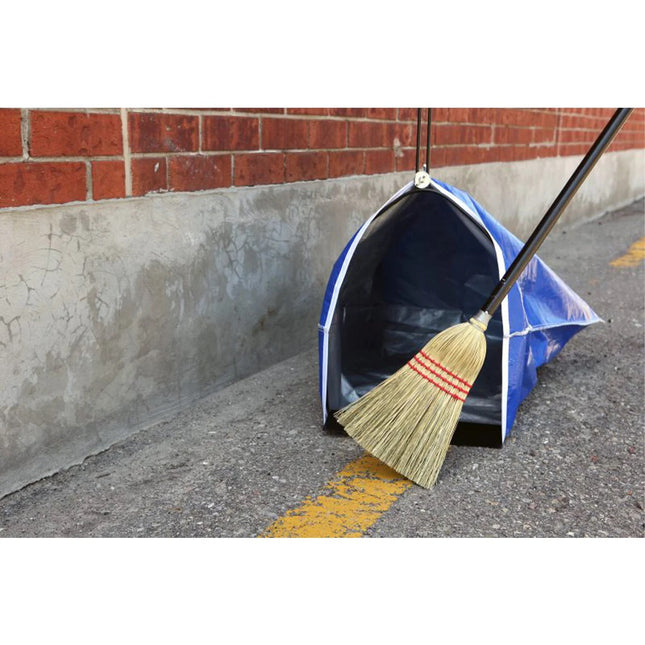 Globe Litter Scoop With Bag - 28"L x 32"W x 33.5"H, Blue, Sold Individually