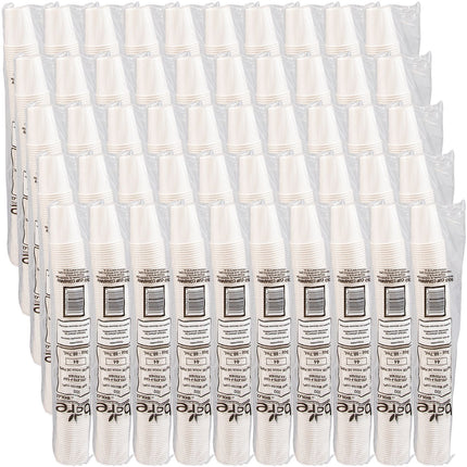 Bare by Solo Eco-Forward Pre-Treated Paper Cold Water Cups - 3oz, White, 5000/Case