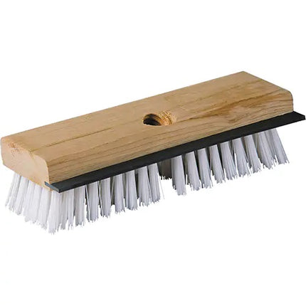 Vileda® Utility Deck-Scrub Brush, White, 11", Sold Individually-B2B Discounters