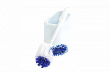 Globe Deluxe Toilet Brush and Caddy Set - Dual Design, Sold Individually