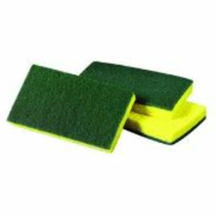 3M Scotch-Brite General Purpose Scouring Sponges - Medium Duty, Yellow and Green, Sold Individually