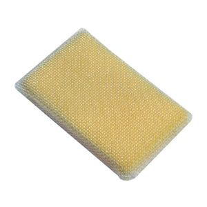 Éponge Scrubie - Jaune, non abrasive, 2, vendue à l'unité