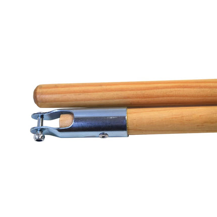 Globe Breakaway Dust Mop Handle - 60", Wood, Sold Individually