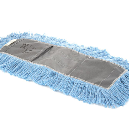 Atlas Graham Furgale Slip-On Cut-End Dust Mop - 18", Synthetic Astrolene Yarn, Blue, Sold Individually