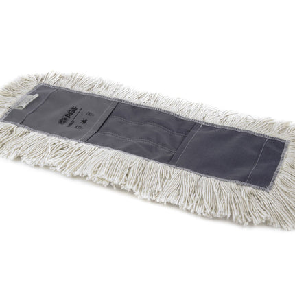 Frange à poussière à enfiler Atlas Graham Furgale Industrial – Blanc et Gris, largeur de 24 po, vendue à l'unité
