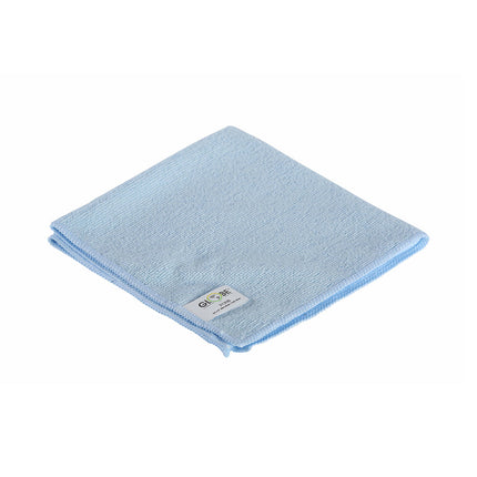 Chiffonnette en microfibre Globe - bleue, 35,5 x 35,5 cm, vendue à l'unité