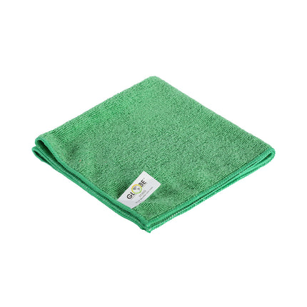 Chiffon en microfibre Globe - Vert, 35,5 cm x 35,5 cm, vendu à l'unité
