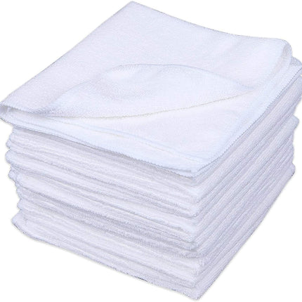 Chiffon de nettoyage en microfibres Advantage - Blanc, 35,5 cm X 35,5 cm, vendu à l'unité