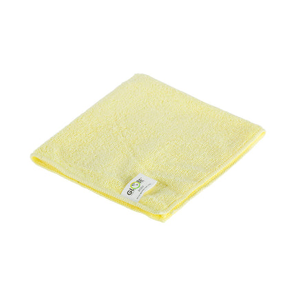 Chiffon en microfibre Globe - Jaune, 35,5 cm x 35,5 cm, vendu à l'unité