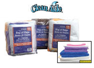 Microfiber Bulk Rags - Mixed Colors, 1 lb, 1/Pack