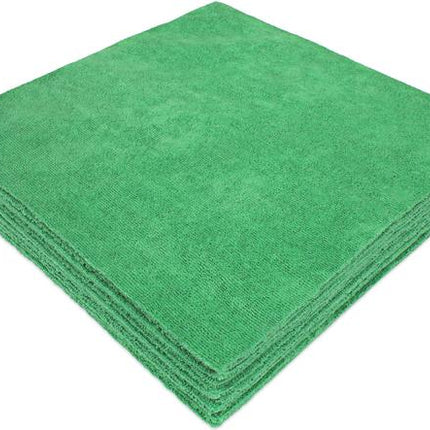 Chiffon microfibre CleanAide - Vert, 35,5 cm x 35,5 cm, 300 GSM, Vendu à l'unité