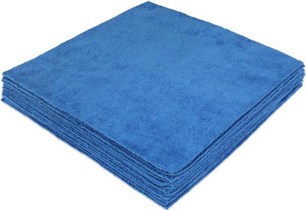 Chiffon microfibre CleanAide - Bleu, 35,5 cm x 35,5 cm, 300 GSM, Vendu à l'unité