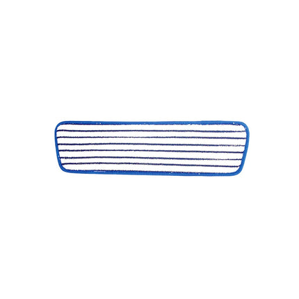 Globe Microfiber Finish Pad - 18", Blue, Sold Individually