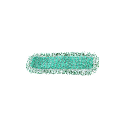 Tampon sec en microfibre Globe avec franges – 45,7 cm, vert, vendu à l'unité