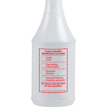WHMIS Spray Bottle - 24 oz, Sold Individually