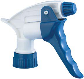 Trigger Sprayer - 9.25", Blue/White (Tolco), Sold Individually